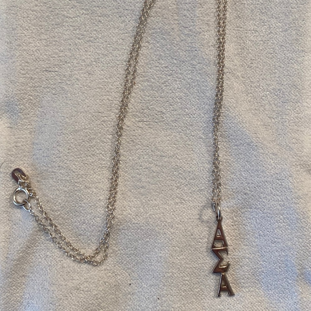 James Avery alpha sigma alpha pendant necklace